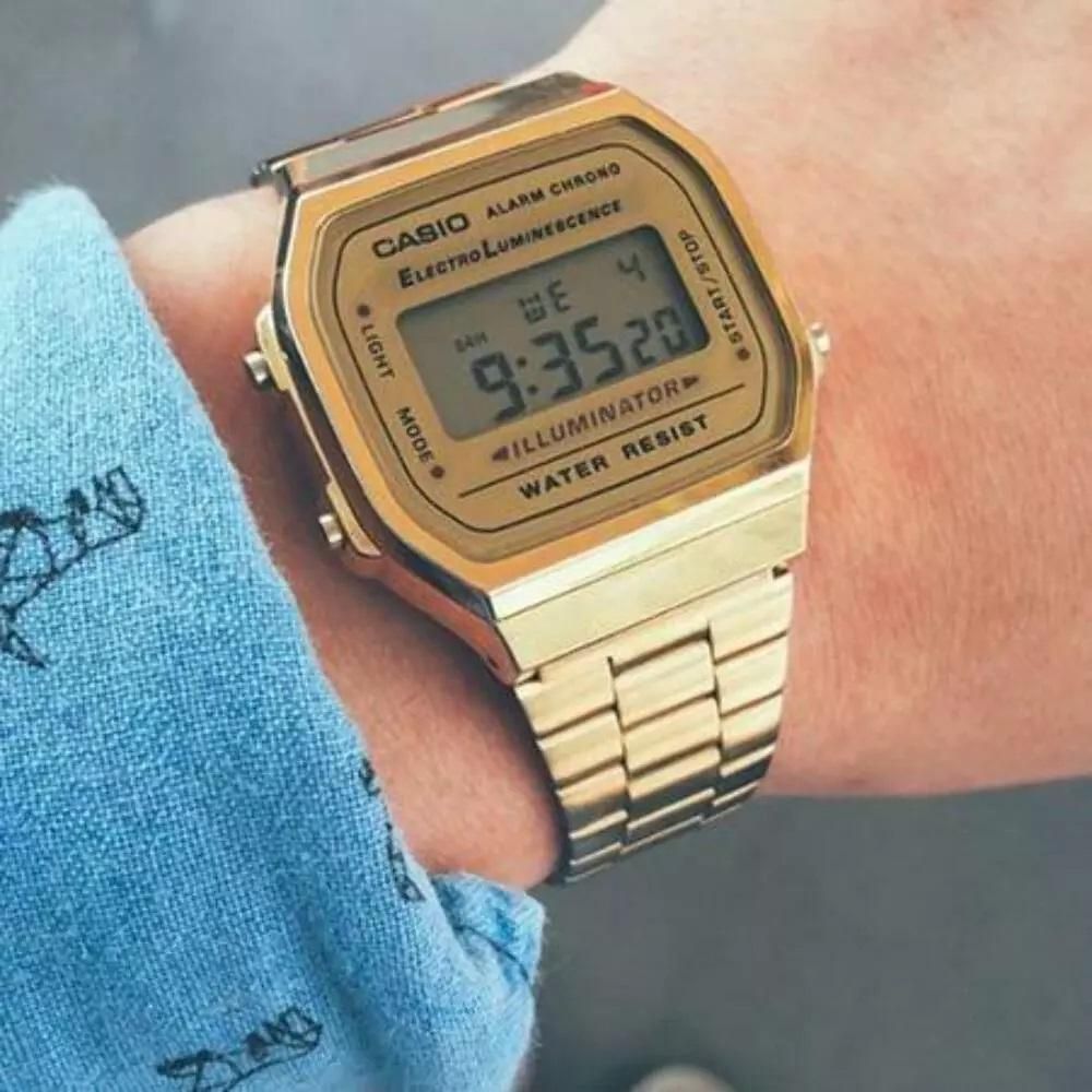 Casio Vintage Digital Gold